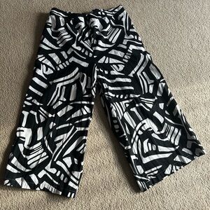 Eloquii Monochrome Patterned Pants